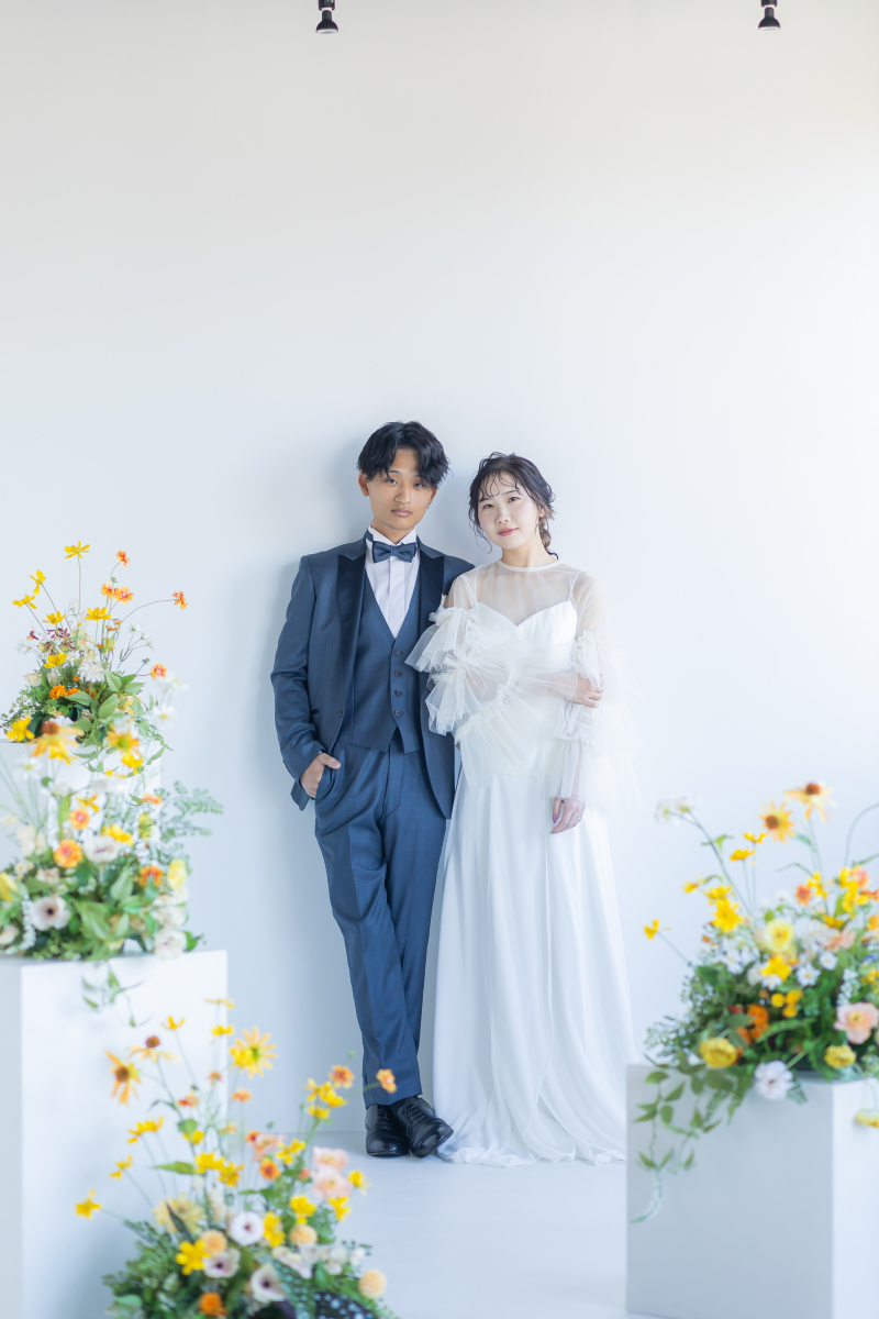 【スタジオ背景紹介☆】シンプルだけど、サマになる。スタジオ撮影①