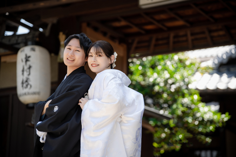 新緑も綺麗な「中村楼」でお写真を残す♪