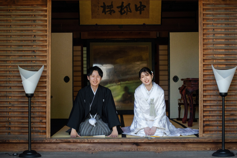 新緑も綺麗な「中村楼」でお写真を残す♪