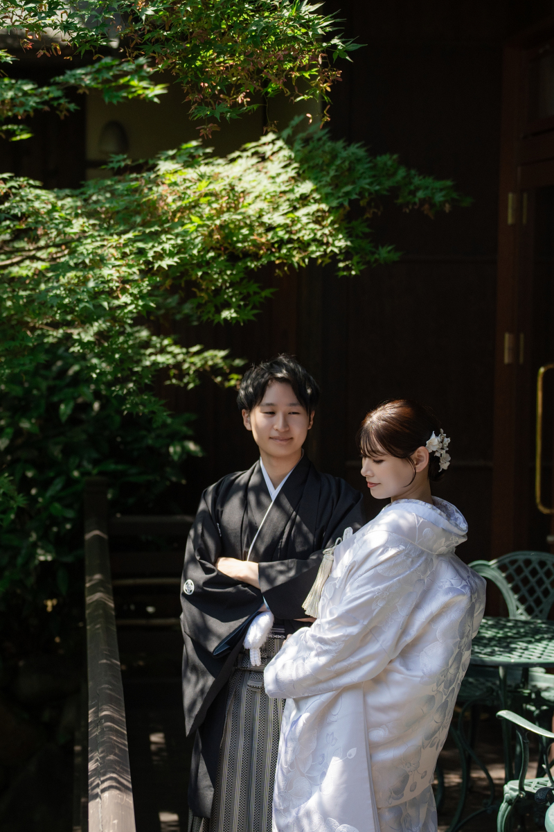 新緑も綺麗な「中村楼」でお写真を残す♪