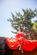 佐世保の空と街がひとつになる。弓張の丘でのサンセットフォトウェディング