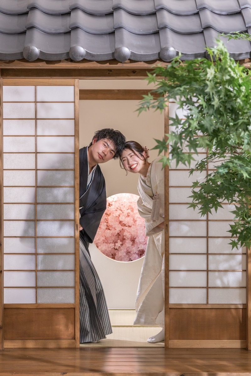 屋内庭園の撮影バリエーション！