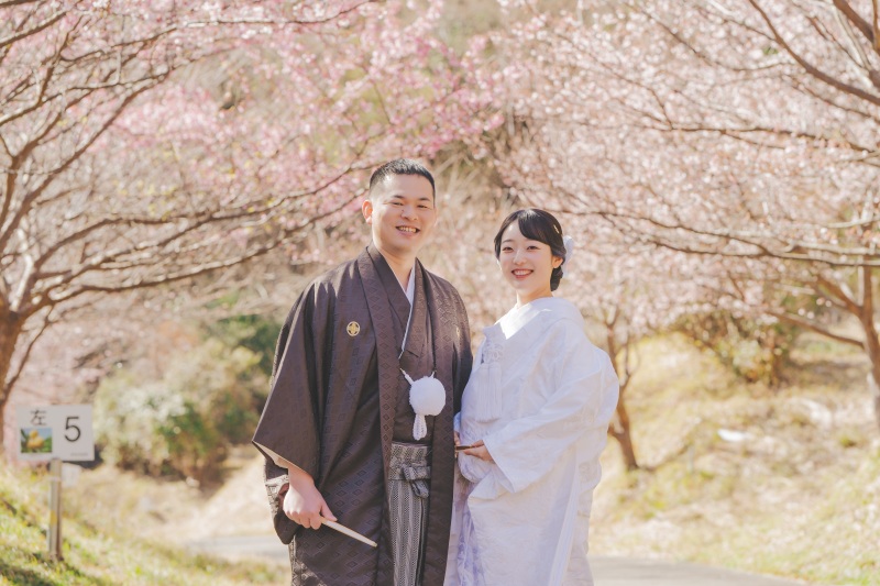 【河津桜】和装ロケーション