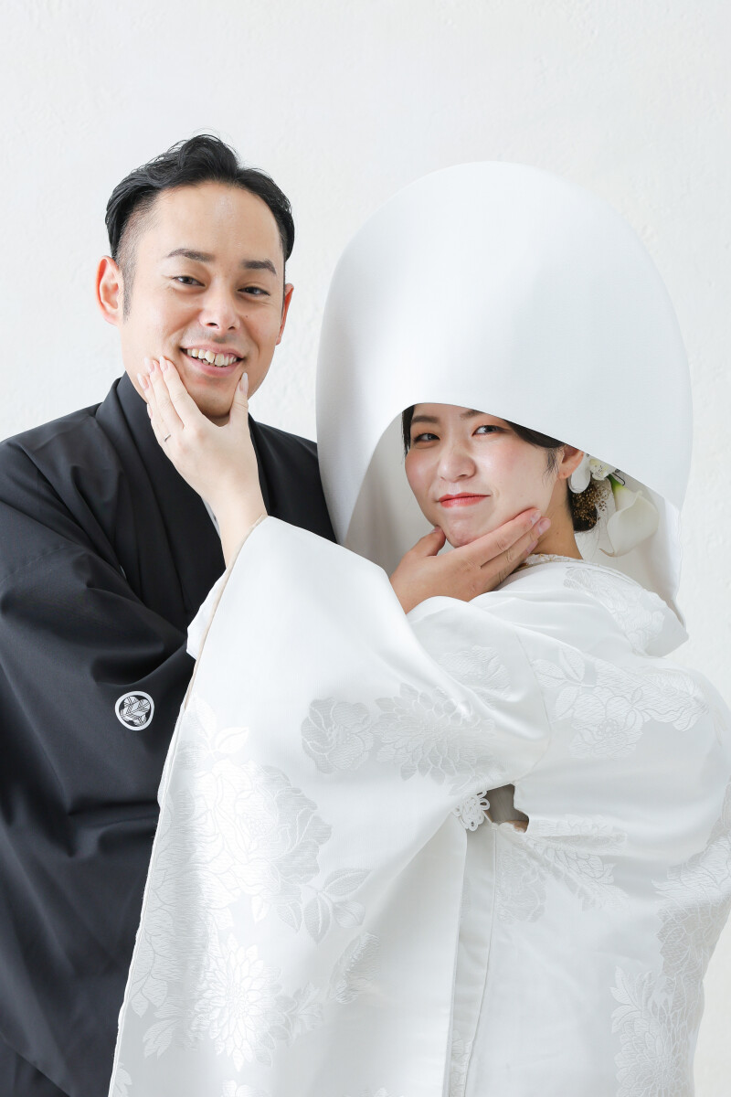 シンプルおしゃれな白無垢フォト