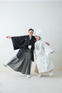 シンプルおしゃれな白無垢フォト