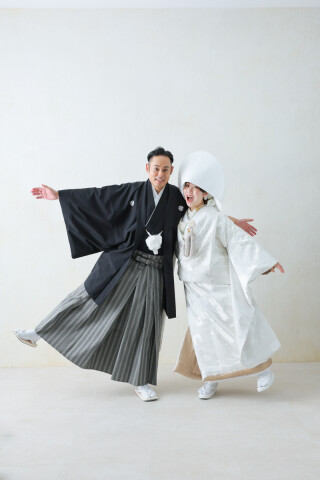 シンプルおしゃれな白無垢フォト