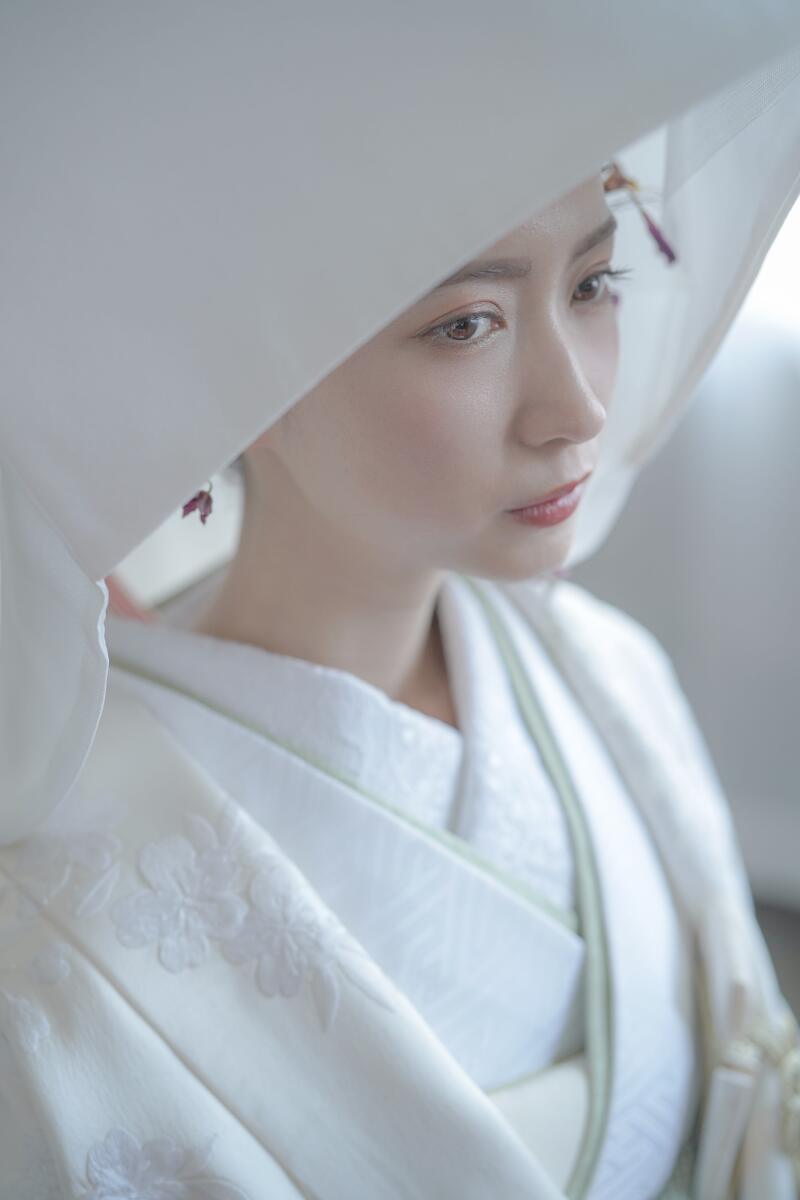 自分らしく綿帽子を