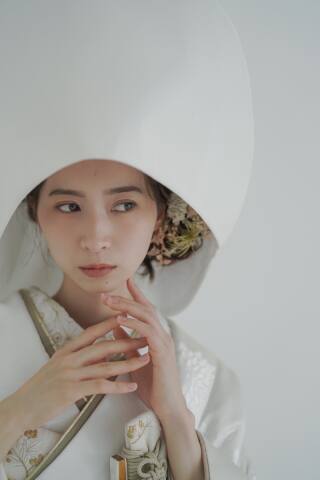 自分らしく綿帽子を