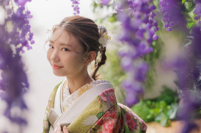 洋装から和装へ!ヘアスタイルチェンジ