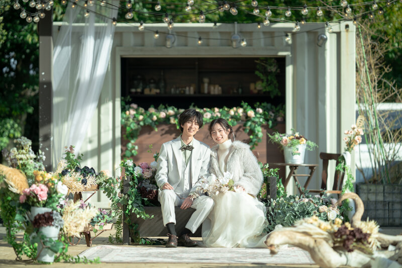 光と花に包まれる、リニューアルガーデンフォト