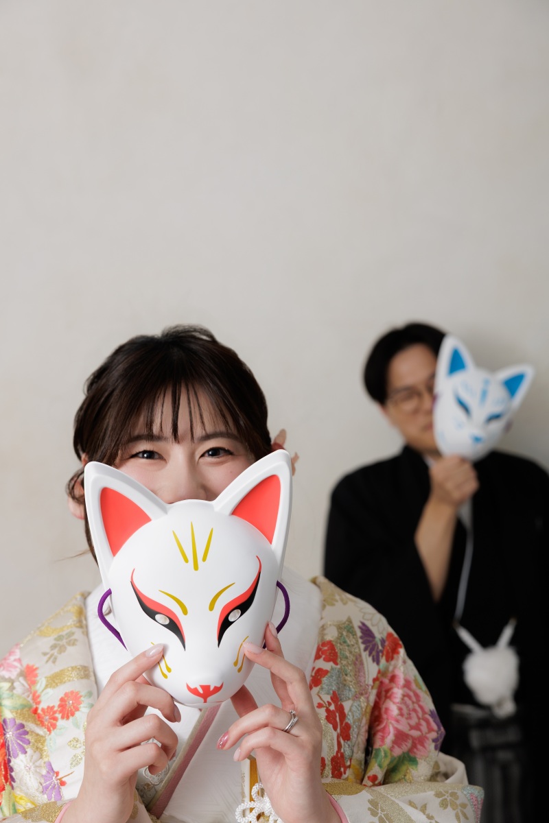 屋内庭園スタジオで