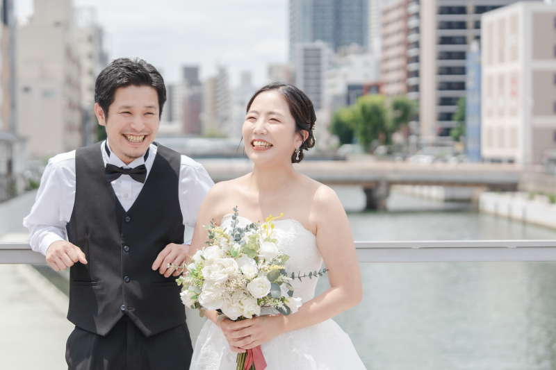 お二人らしさをそのまま一枚の写真に♪撮りたいイメージのご相談を大歓迎しております
