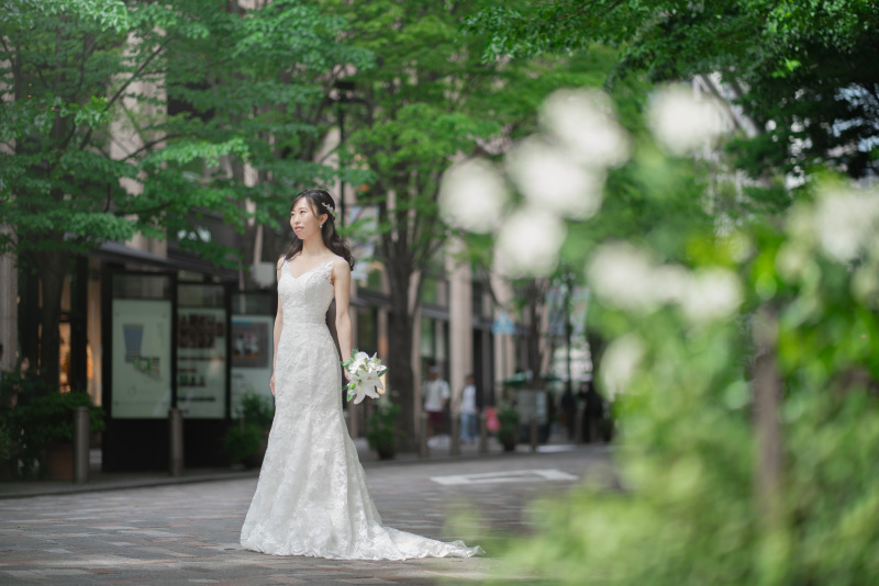 【ヘアメイク】柔らかくほどける質感。“こなれ花嫁”の作り方
