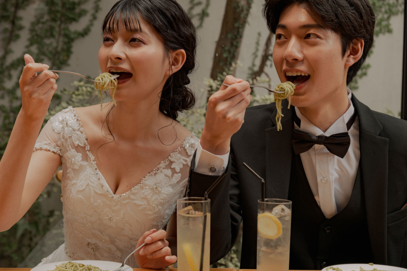 お二人らしさをそのまま一枚の写真に♪撮りたいイメージのご相談を大歓迎しております