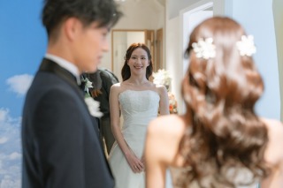 【夕暮れが美しい】3月のサンセットフォトウェディング