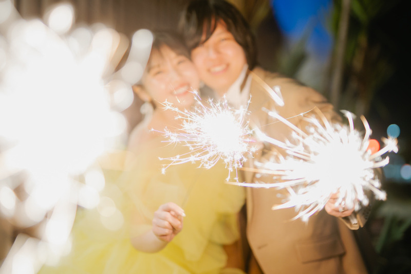 手持ち花火で