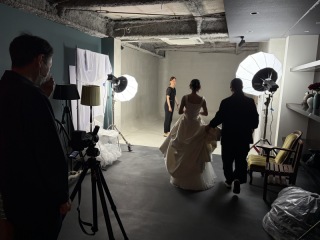 スタジオ　ドレス撮影会