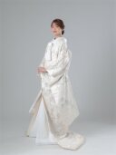 白 UD-瑞鶴花(相良刺繍) 