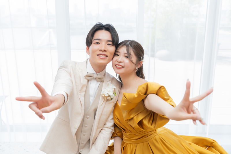 会食が結んで「ほっ」としたお二人のショット♪