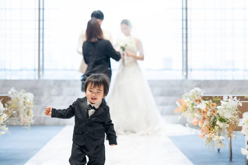 挙式風の撮影後は自由時間！