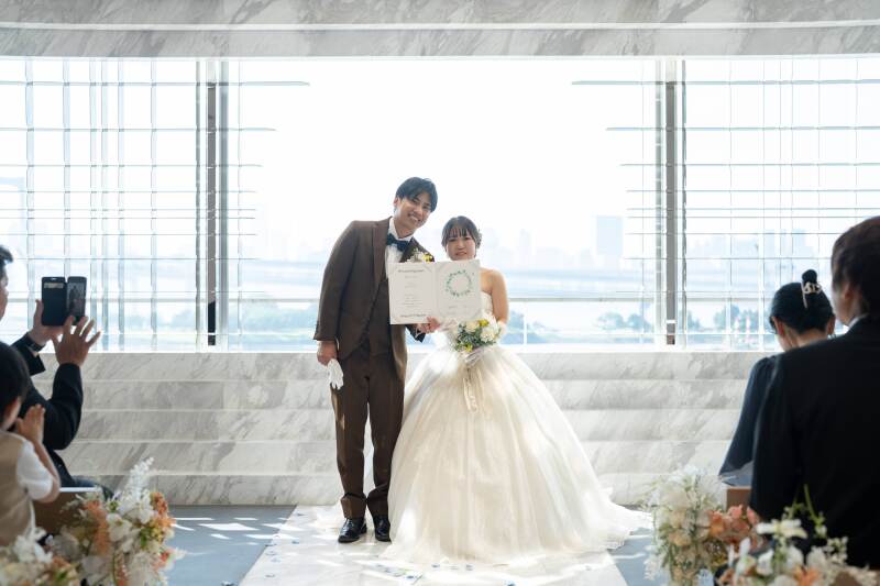 フォトウエディングだけど少し挙式っぽく？？