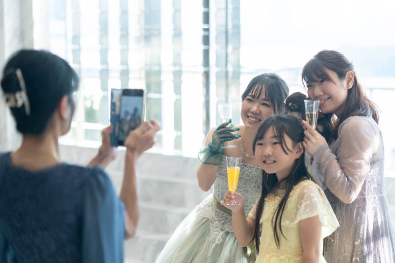 みんなで乾杯も!?