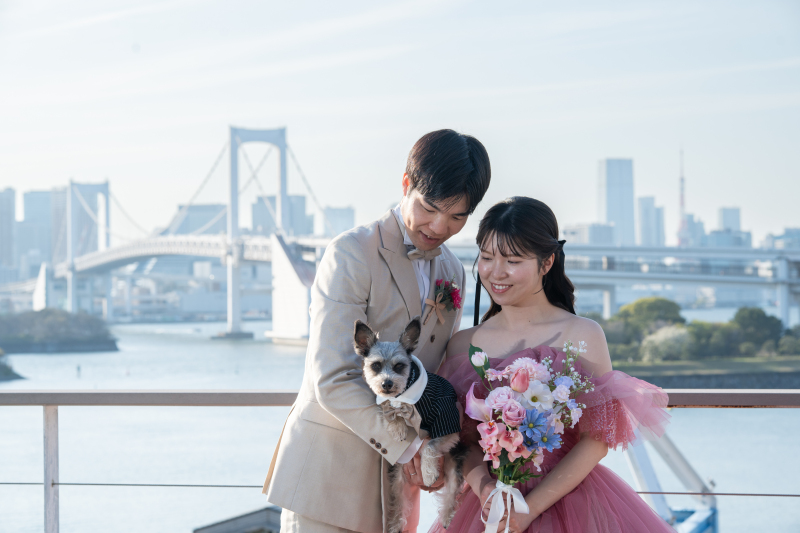  撮影当日は気持ちの良い青空が広がる晴天！