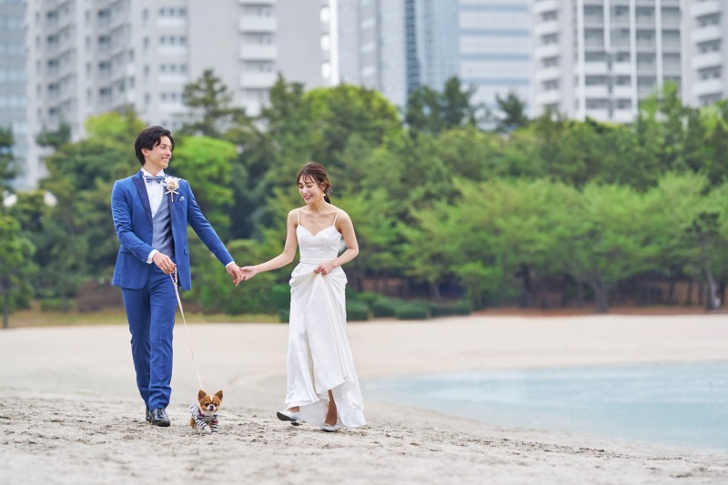 大切なペットと一緒に撮影もできます♪