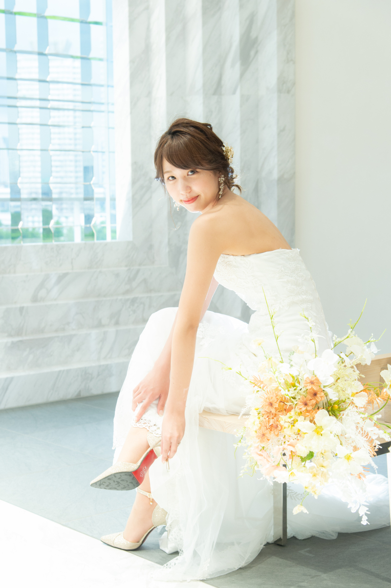 小さな結婚式 お台場店_ウエディングドレスが豊富