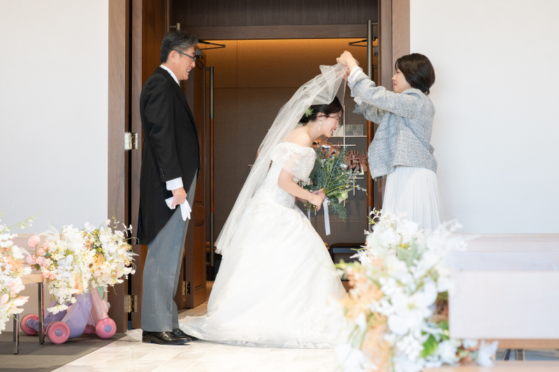 小さな結婚式 お台場店_家族・友人を撮影に呼べる