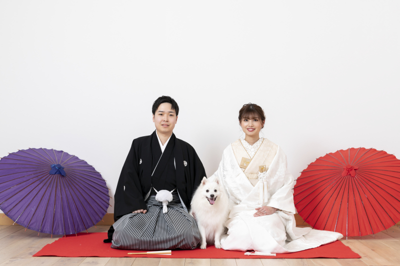 小さな結婚式　お台場店_ペットと一緒に撮影できる