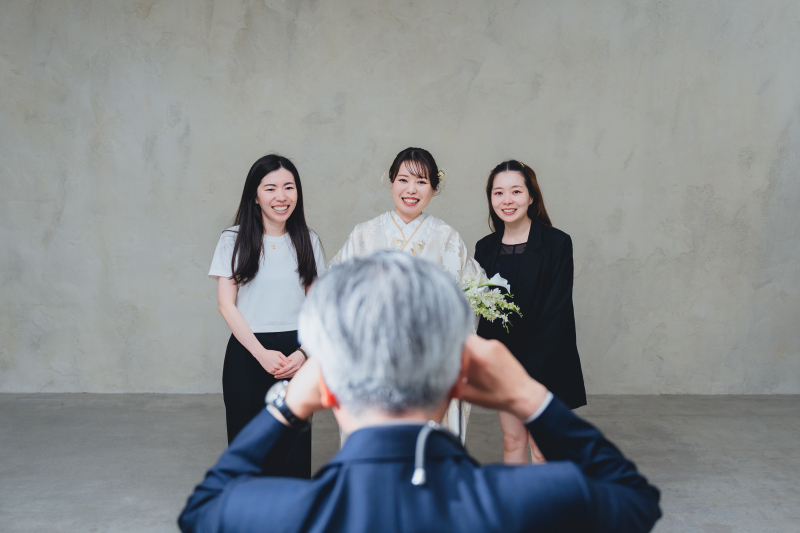 小さな結婚式　お台場店_家族・友人を撮影に呼べる