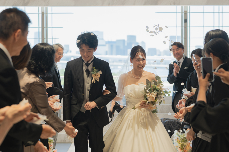 小さな結婚式 お台場店_会食ができる