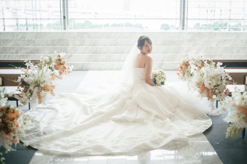 小さな結婚式 お台場店_ウエディングドレスが豊富