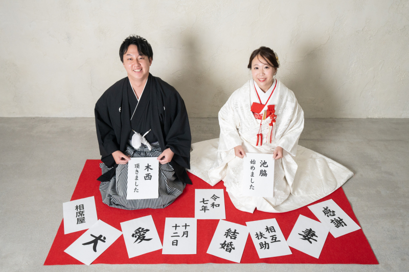 どんな写真を残すかはおふたり次第！