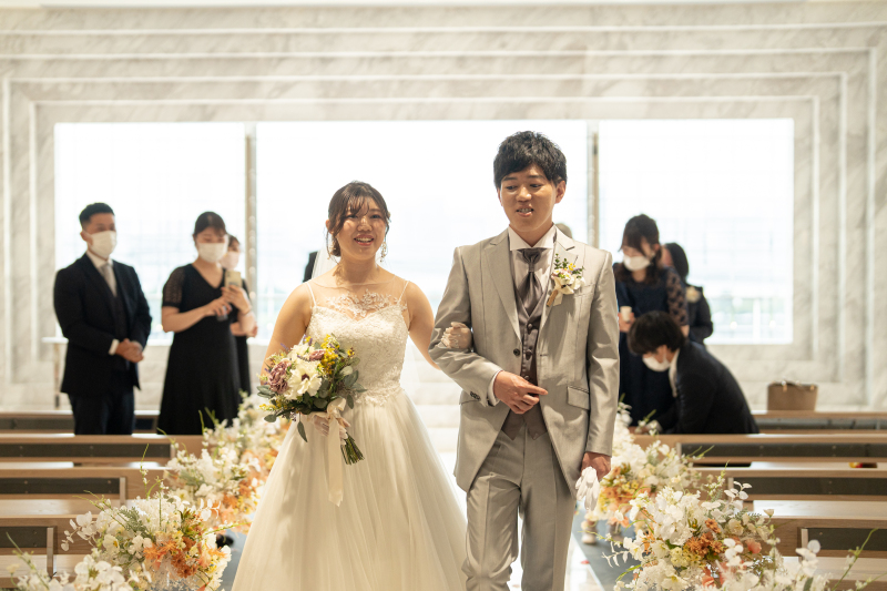 【挙式風チャペルフォト】基本料金50%OFF ドレス1着プラン|50データ・花嫁ヘアメイク込*91,000円→56,500円