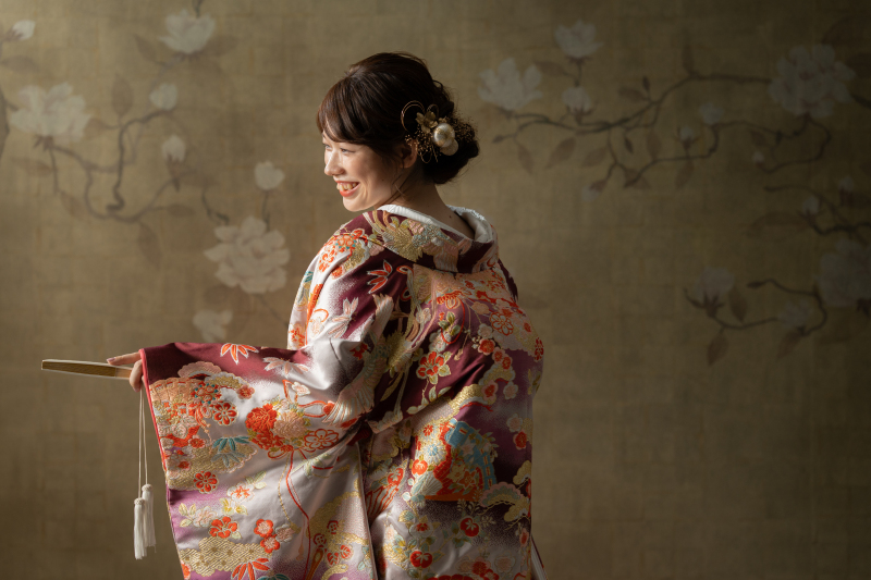 【通常プラン】和装2着_チャペル+メゾンスタジオフォトプラン|100データ・花嫁ヘアメイク込*