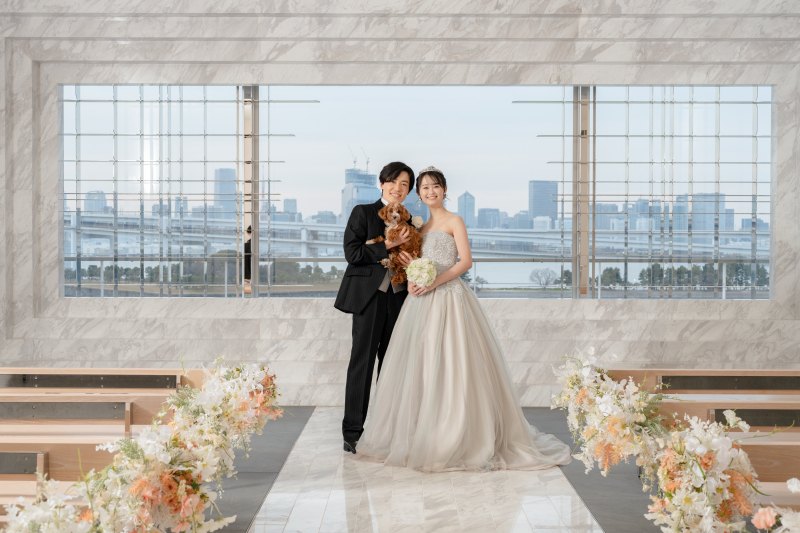 【結婚報告・年賀状にも◎】大切なご家族も一緒に撮影OK*