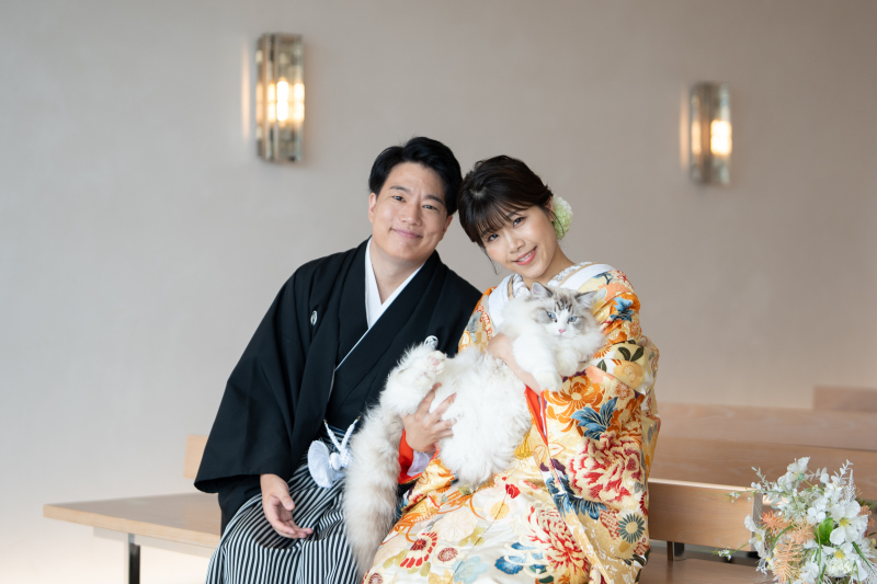 ★基本料金50％OFF★和装１着_チャペルフォト＋会食プラン｜全データ・6名分のお食事代付き☆