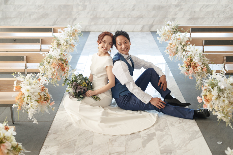 【結婚報告・年賀状にも◎】大切なご家族も一緒に撮影OK*