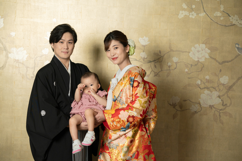 【結婚報告・年賀状にも◎】大切なご家族も一緒に撮影OK*