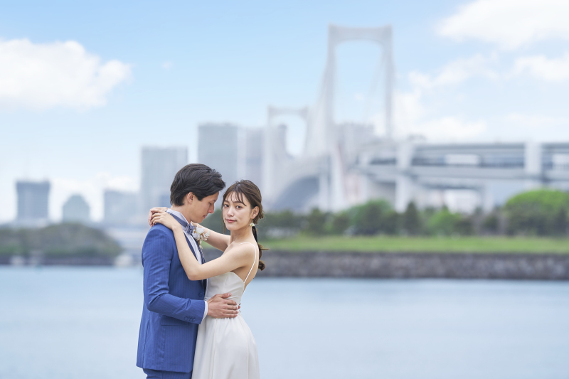 ★基本料金50％OFF★洋装１着_お台場海浜公園ロケーションフォトプラン｜全50データ付☆113,000円&rarr;78,500円