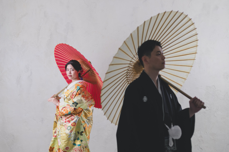 <1DAY手ぶらOK>基本料金50%OFF・メゾンスタジオ撮影☆和装1着プラン|全50カットデータ・花嫁ヘアメイク込