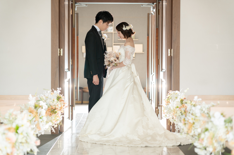 ★基本料金50%OFF★洋装２着_チャペルフォトプラン｜全データ＆アルバム１冊付き☆