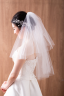 ショートベール(チュール/V20-001)