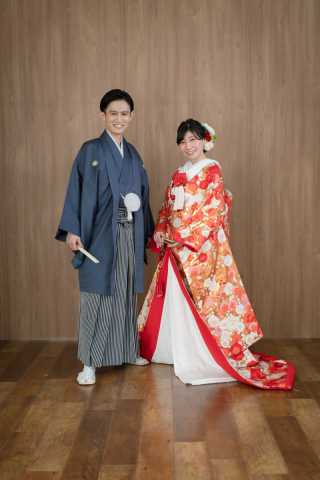 色紋付(ネイビー)