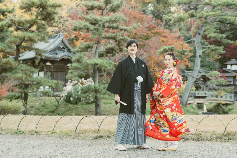 凛とした立ち姿