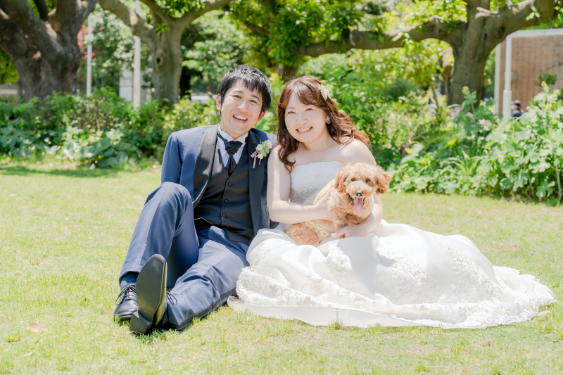 お座りショット