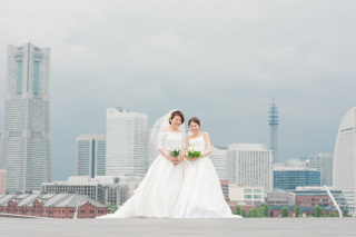 洋装ロケーション撮影