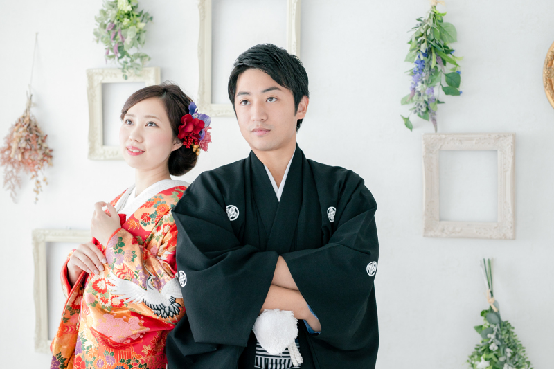 和装×洋装　スタジオ撮影